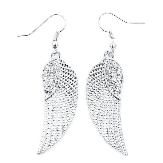 Aretes Alas de Ángel con Diamantes para Mujer - Image 5