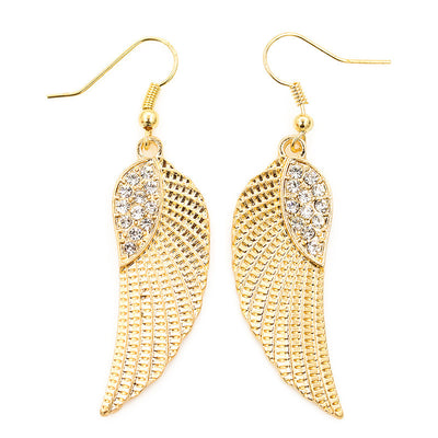 Aretes Alas de Ángel con Diamantes para Mujer - Image 3