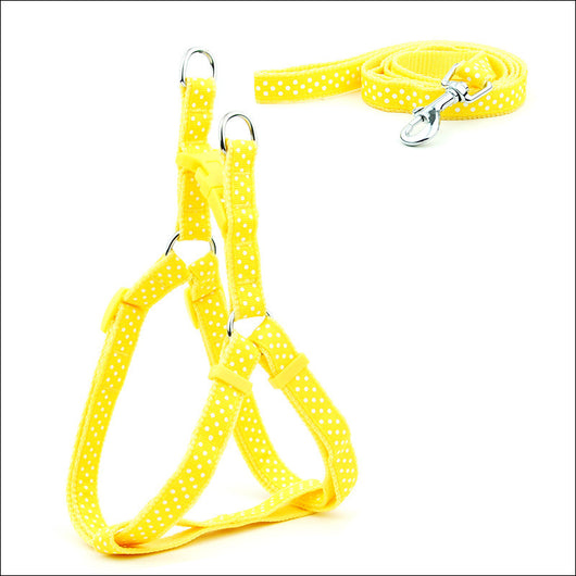 Arnés Pechera para Perros Pequeños y Medianos con Estampado de Lunares - Image 3