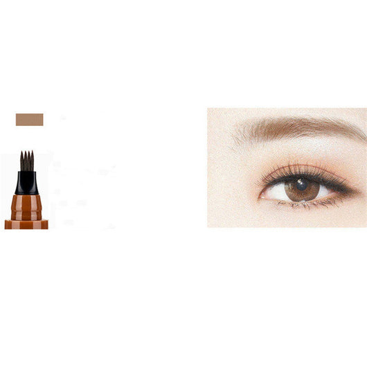 Delineador de Cejas Bifurcado con Tinta Líquida de 4 Puntas - Image 12