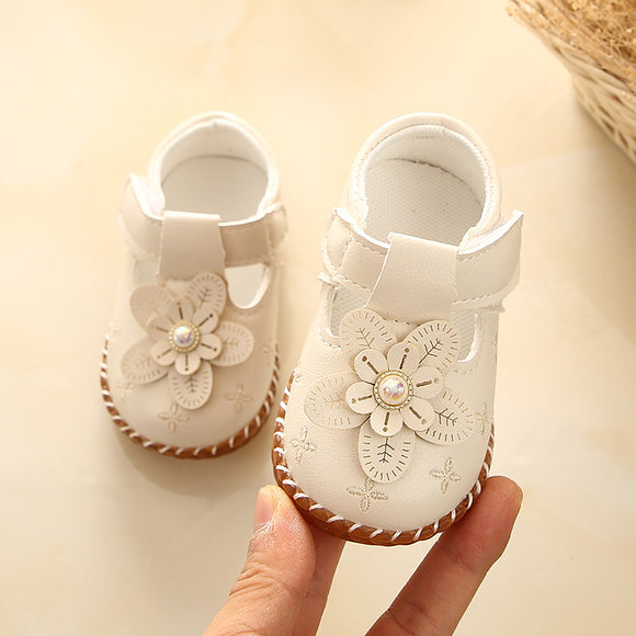 Zapatos Infantiles de Cuero con Suela de Tendón