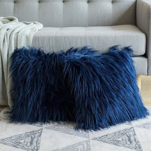 Funda de Almohada Estilo Playa con Lana Sintética Degradada y Efecto Abrazo - Image 17