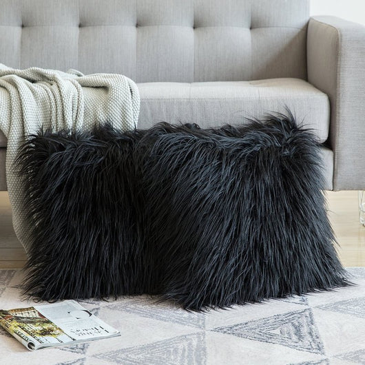 Funda de Almohada Estilo Playa con Lana Sintética Degradada y Efecto Abrazo - Image 8