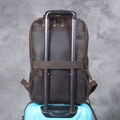 Mochila Vintage Cuero Crazy Horse - Image 2