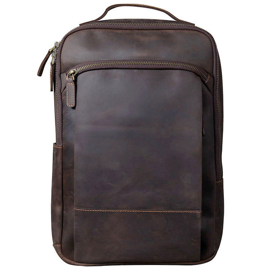 Mochila Vintage Cuero Crazy Horse