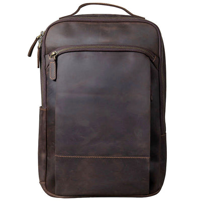 Mochila Vintage Cuero Crazy Horse