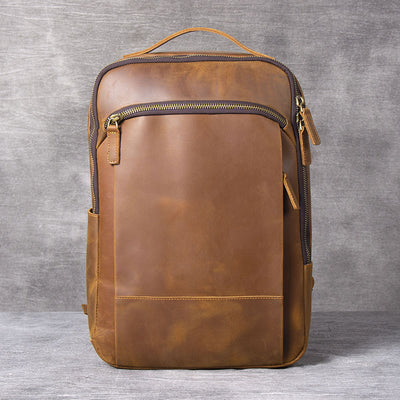 Mochila Vintage Cuero Crazy Horse - Image 6