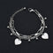 Pulsera de Acero Inoxidable para Mujer - Regalo de Pareja con Corazón
