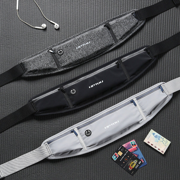 Riñonera Deportiva Invisible para Correr - Bolsa de Cintura Ultradelgada Multifuncional