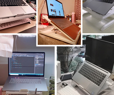 Soporte Ajustable para Laptop en Aluminio - Portátil y Plegable - Image 9
