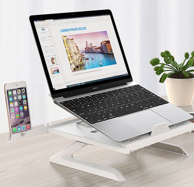 Soporte Ajustable para Laptop en Aluminio - Portátil y Plegable - Image 10