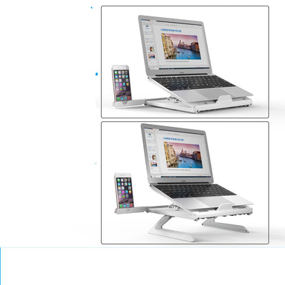 Soporte Ajustable para Laptop en Aluminio - Portátil y Plegable - Image 2