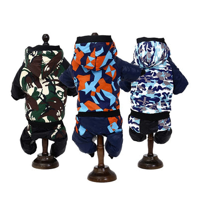 Abrigo Camuflado con Capucha para Mascotas - Otoño e Invierno - Image 2