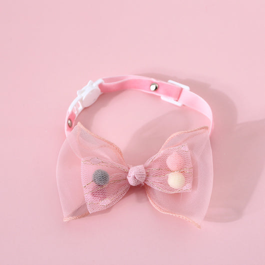 Collar Arco de Encaje y Lentejuelas para Gatos y Perros con Cierre de Seguridad - Image 9