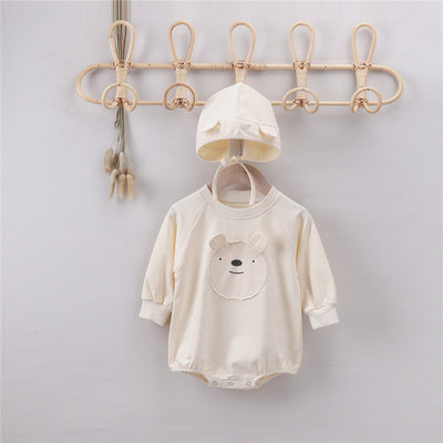 Pijama Enterizo con Capucha Osito de Algodón para Bebé - Image 18