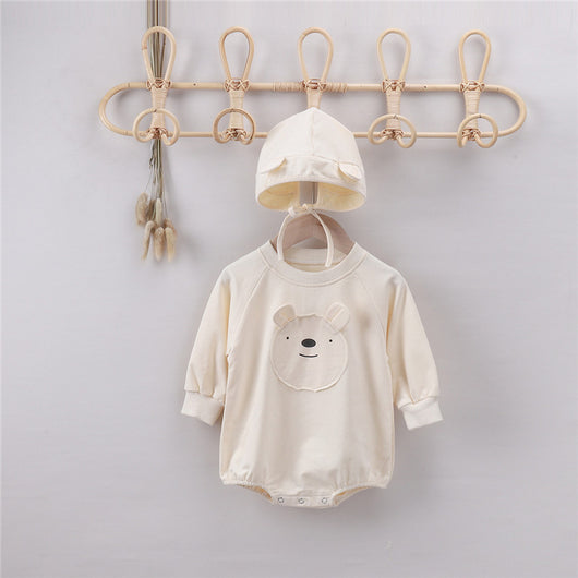 Pijama Enterizo con Capucha Osito de Algodón para Bebé - Image 18