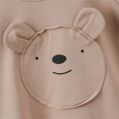 Pijama Enterizo con Capucha Osito de Algodón para Bebé - Image 8