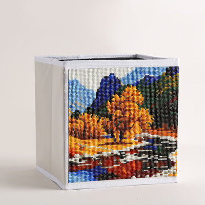 Caja de Almacenamiento Diamante para Cubo Rubik con Perforación de Resina - Image 3
