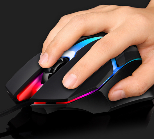 Set Teclado y Ratón Gaming Friends Wolf KT600 - Metálico Profesional USB - Image 6