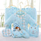 Conjunto de 6 Peças Acolchoadas de Inverno para Bebê Recém-Nascido - Design Cachorrinho BD201