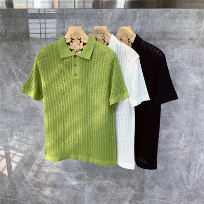 Polo Tejido Premium de Manga Corta