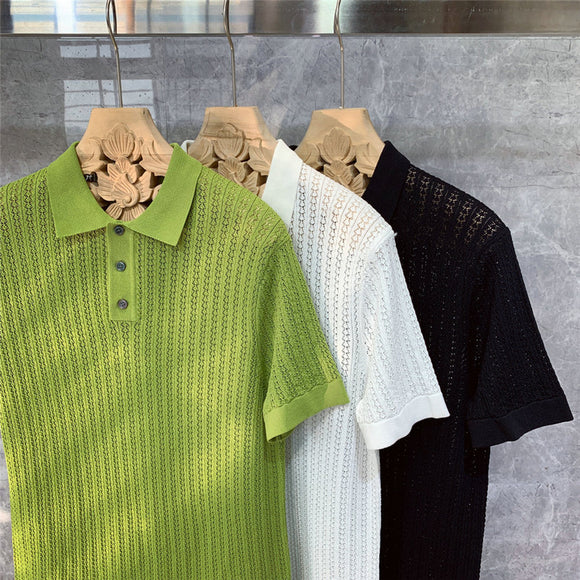 Polo Tejido Premium de Manga Corta