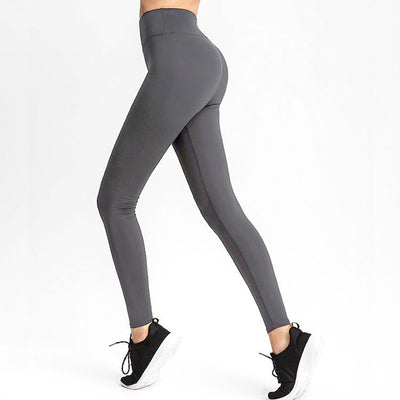 Pantalones Yoga Cintura Alta Deportivos de Colores Sólidos Estilo Europeo - Image 5