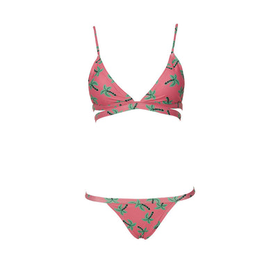 Bikini Estampado con Diseño de Palma - Conjunto Dividido Ajustable - Image 4