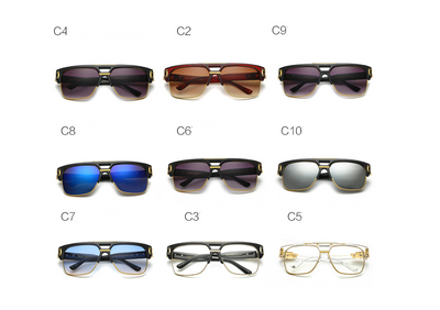 Gafas de Sol Marco Extragrande Tendencia Europa y América - Image 6
