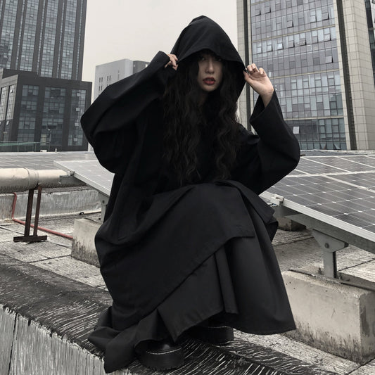 Falda Hakama Ancha con Niveles Irregulares para Mujer