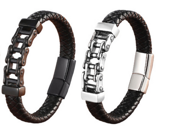 Pulsera de Cuero Trenzado para Hombre - Joyería Personalizable - Image 9