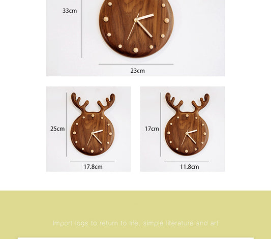 Reloj de Pared Péndulo Nórdico en Madera Maciza - Image 2