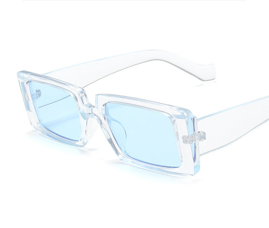 Gafas de Pasarela Transparentes con Personalidad de Color - Image 2