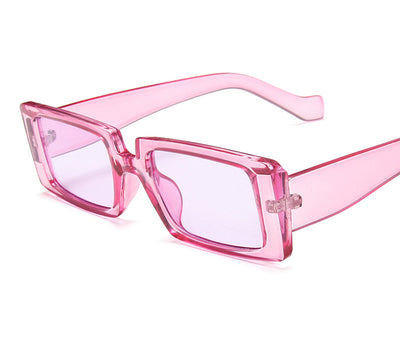 Gafas de Pasarela Transparentes con Personalidad de Color - Image 16