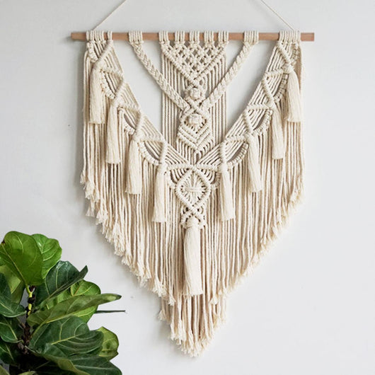 Tapiz Macramé Tejido a Mano - Decoración Bohemia para Pared - Image 10