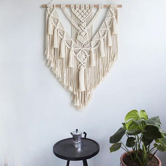 Tapiz Macramé Tejido a Mano - Decoración Bohemia para Pared - Image 6