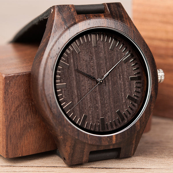 Reloj BOBO BIRD para Hombre con Grabado Personalizado - Regalo Perfecto para Familia