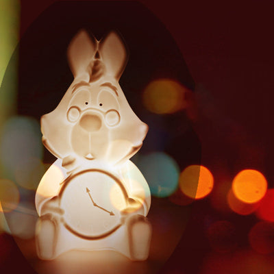 Lámpara de Mesita Conejo Blanco Alicia - Luz Nocturna Decorativa - Image 9