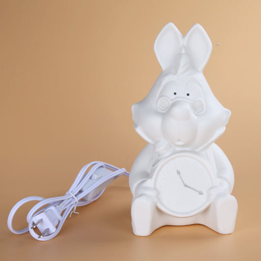 Lámpara de Mesita Conejo Blanco Alicia - Luz Nocturna Decorativa - Image 8