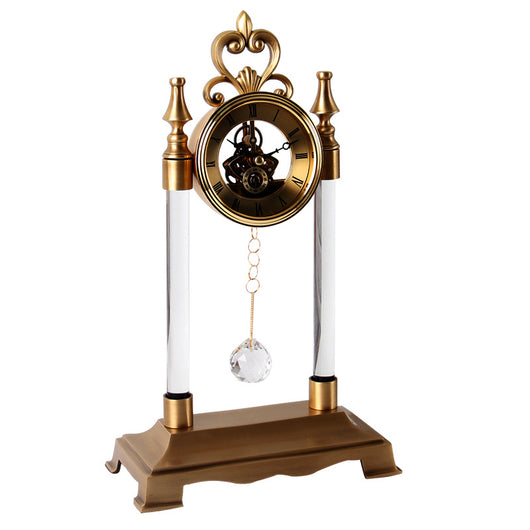 Reloj de Cristal Premium Decorativo con Detalles en Oro - Image 6