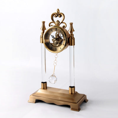 Reloj de Cristal Premium Decorativo con Detalles en Oro - Image 5