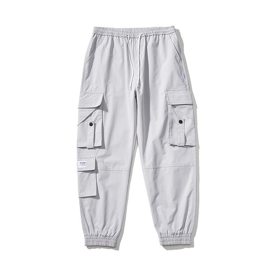 Pantalones Cargo Holgados de Nueve Puntos - Estilo Casual Moderno para Hombre - Image 4