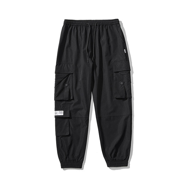 Pantalones Cargo Holgados de Nueve Puntos - Estilo Casual Moderno para Hombre