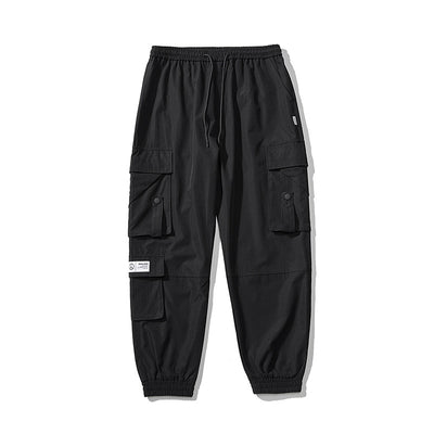 Pantalones Cargo Holgados de Nueve Puntos - Estilo Casual Moderno para Hombre - Image 2
