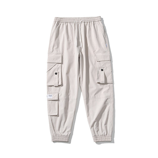 Pantalones Cargo Holgados de Nueve Puntos - Estilo Casual Moderno para Hombre - Image 3