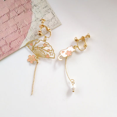 Aretes Abanico Estilo Retro Nacional con Temperamento - Image 9