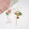 Aretes Abanico Estilo Retro Nacional con Temperamento