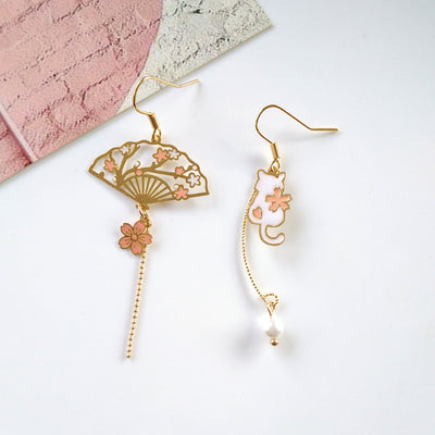 Aretes Abanico Estilo Retro Nacional con Temperamento - Image 3