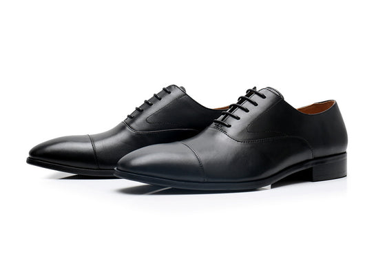 Zapatos de Cuero Británicos para Hombre con Cordones y Corte Bajo - Image 7