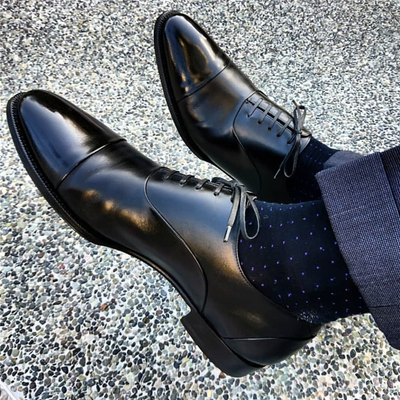 Zapatos de Cuero Británicos para Hombre con Cordones y Corte Bajo - Image 5